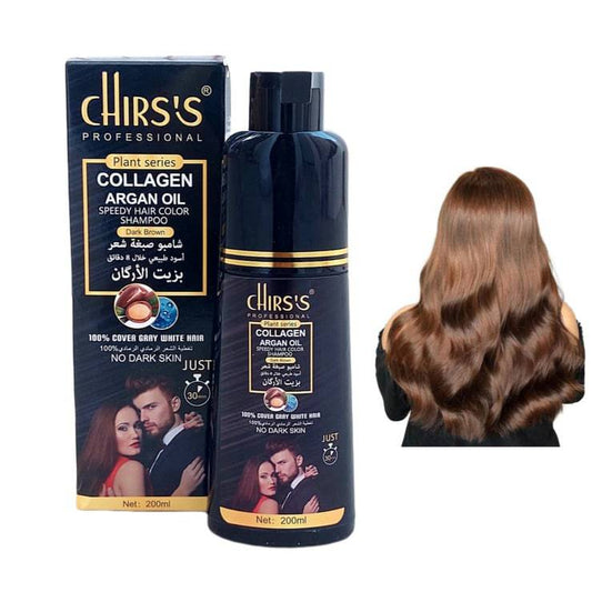 Chirs`s Professional Collagen Argan Oil Speedy Hair Color Shampoo - 200ml - Dr Rashel Official