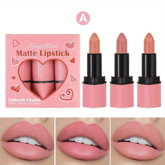 Dragon Ranee Matte Unleash 3In1 Lipstick Set