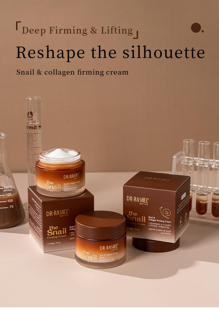 Dr Rashel Snail Collagen Firming Cream – Skin Nourishing, Hydrating & Plumping Moisturizer for Firm, Youthful Skin