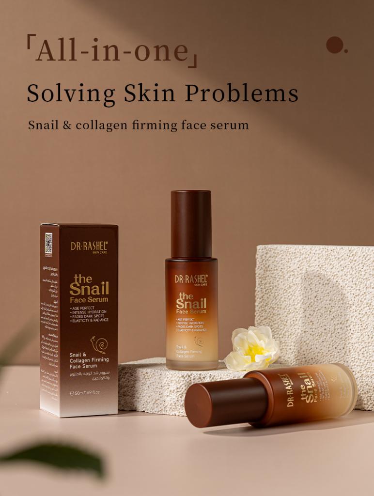 Dr Rashel Snail Face Serum – Advanced Hydration & Skin Repair Treatment for Radiance, Firmness, and Blemish Control