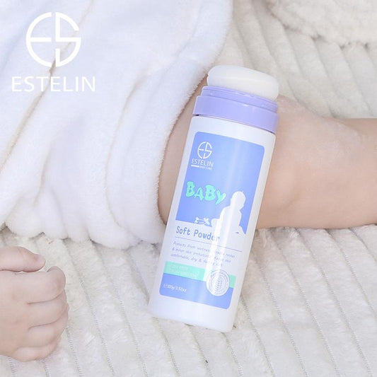 Estelin Baby Soft Powder Fast Dry 100G - Dr Rashel Official