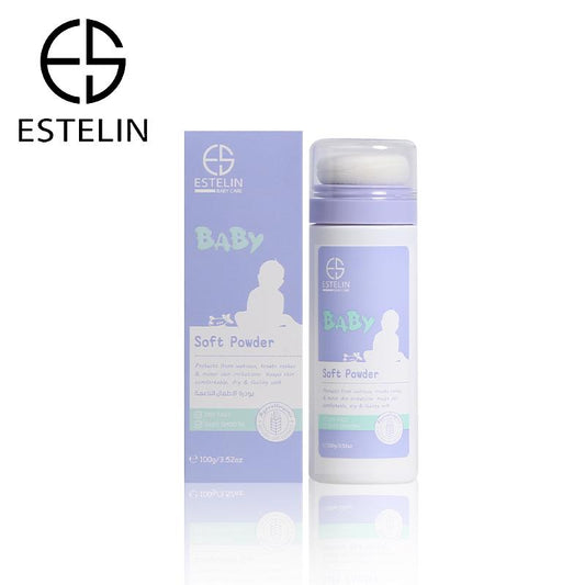 Estelin Baby Soft Powder Fast Dry 100G - Dr Rashel Official