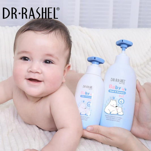 Dr.Rashel Baby 2-in-1 wash & shampoo for nourish baby's hair and sensitive skin 500ml - Dr Rashel Official