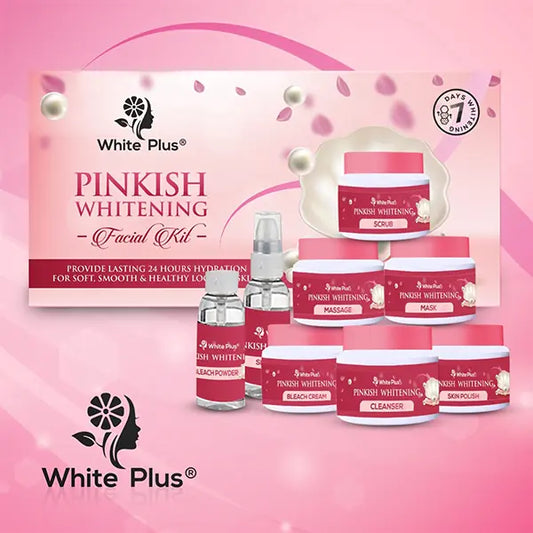 White Plus Pinkish Whitening Facial Kit - Dr Rashel Official