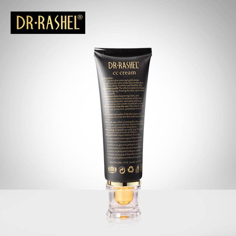 Dr.Rashel 24K CC Cream Gold & Collagen Make Up Cover Gold Radiance Sun Protection SPF60/PA++ - 50ml