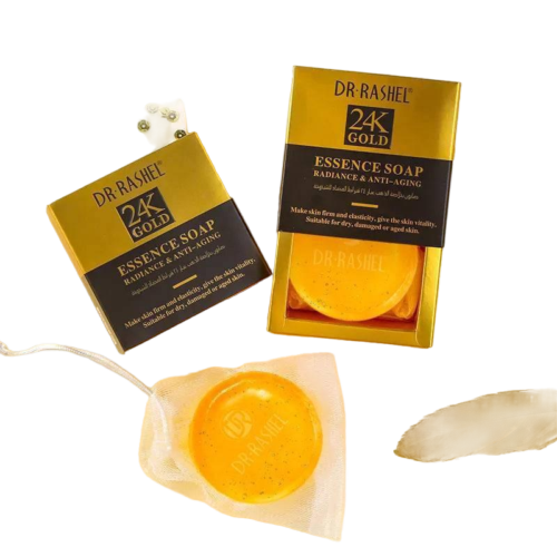 Dr.Rashel 24K Gold Radiance & Anti Aging Essence Soap - 100gms - Dr Rashel Official