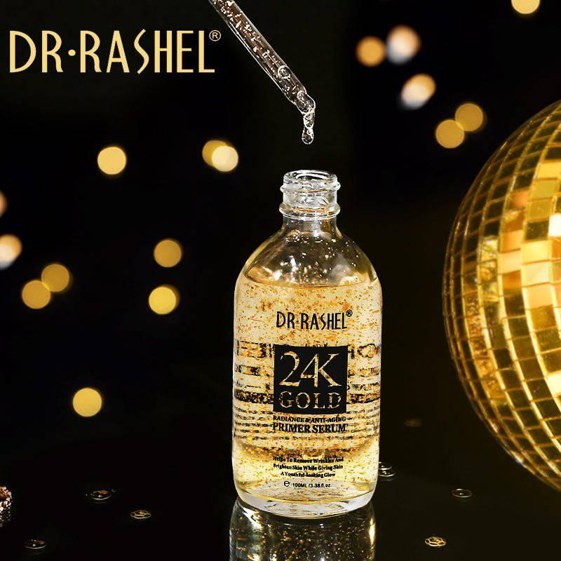 Dr.Rashel 24K Gold Radiance & Anti Aging Primer Serum - 100ml - Dr Rashel Official
