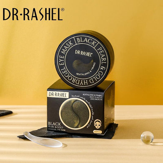 Dr.Rashel Black Pearl & Gold Hydrogel Eye Mask 60pcs - Dr Rashel Official