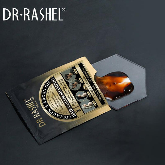 Dr.Rashel Collagen And Argan Oil Hair Color Shampoo Sachet  - 25ml - Dr Rashel Official