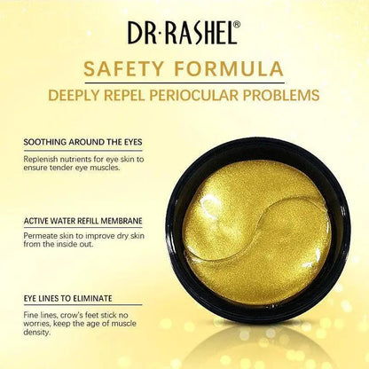 Dr.Rashel Hydrogel 24K Gold Eye Mask  - 60pcs - Dr Rashel Official