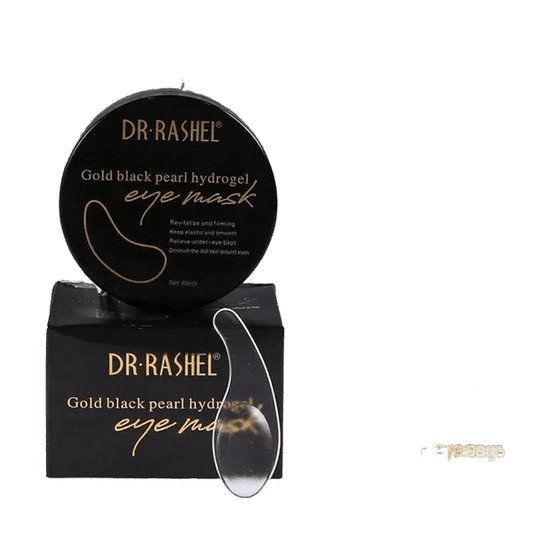 Dr.Rashel Skin Care 24k Gold Black Pearl Hydrogel Eye Mask 60pcs Brightening Lightening Moisturizing Eye Mask - Dr Rashel Official