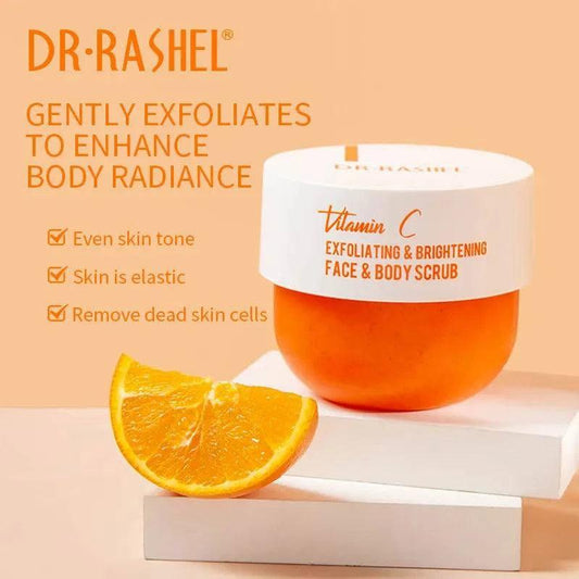 Dr. Rashel Vitamin C Exfoliating & Brightening Face & Body Scrub - Dr Rashel Official