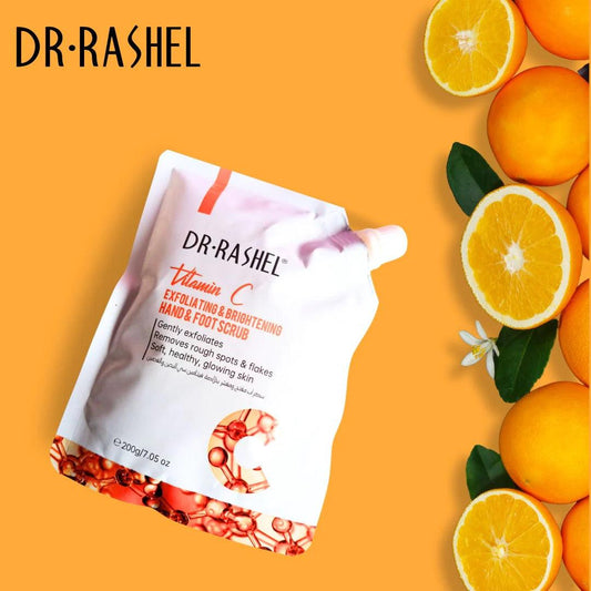 Dr.Rashel Vitamin C Exfoliating & Brightening Hand & Foot Scrub - 200g - Dr Rashel Official