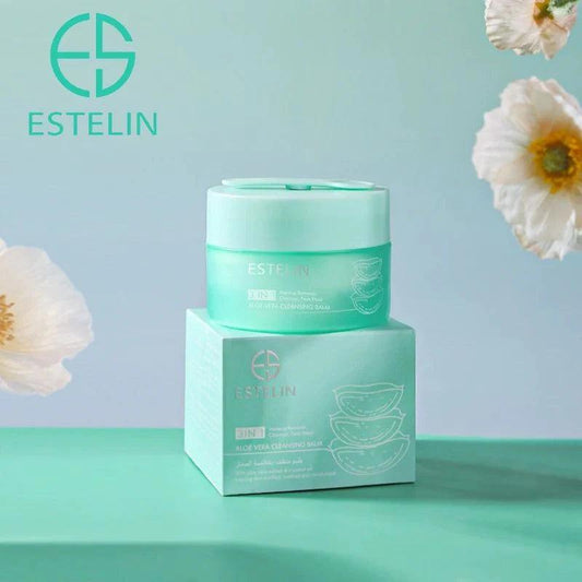 Estelin 3 In 1 Aloe Vera Soothing & Moisturizing Cleansing Balm - 100g - Dr Rashel Official