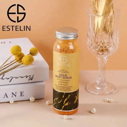 Estelin Body Scrub Anti-Aging Exfoliating Anti-Toxin - Gold - Dr Rashel Official