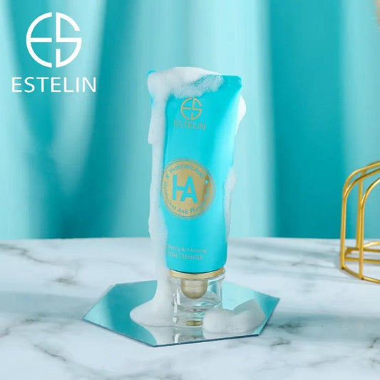 Estelin Hyaluronic Acid Hydrating & Vitalizing Facial Cleanser 80g For Dry Skin - Dr Rashel Official