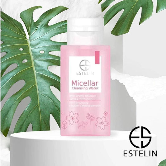 Estelin Micellar Cleansing Water With Cherry Blossom 300ml - Dr Rashel Official