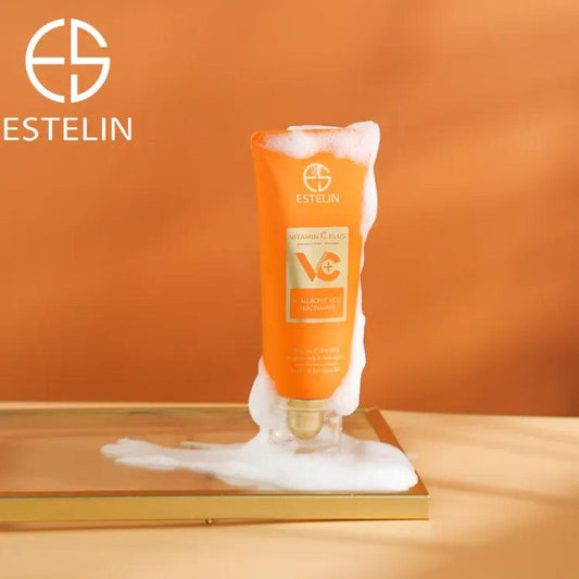 Estelin Vitamin C Plus Hyaluronic Acid Niacinamide Facial Cleanser - Dr Rashel Official