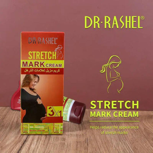 Dr.Rashel 3 in 1 Stretch Mark Remover Cream with Collagen Cocoa Butter & Jojoba Oil - 150gms - Dr Rashel Official