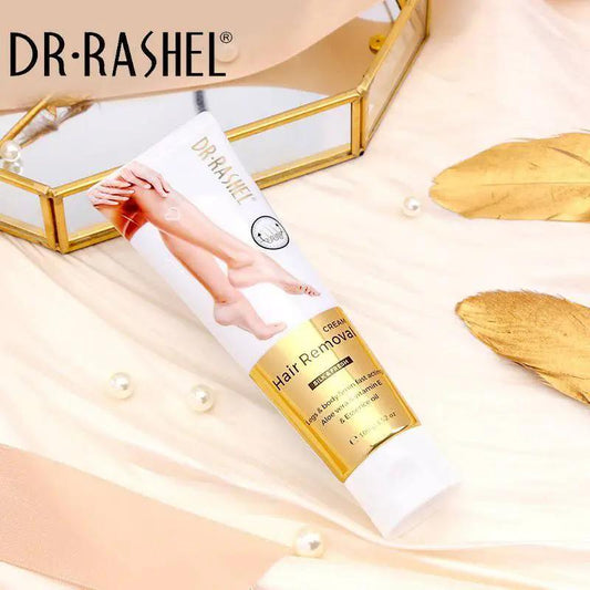 Dr.Rashel Aloe Vera & Vitamin E Silky Legs Underarm Bikini Line Body Depilatory Cream Hair Removal Cream - 100g - Dr Rashel Official