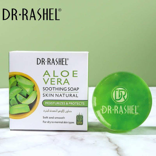 Dr.Rashel Aloe Vera Soothing Skin Natural Soap - 100gms - Dr Rashel Official