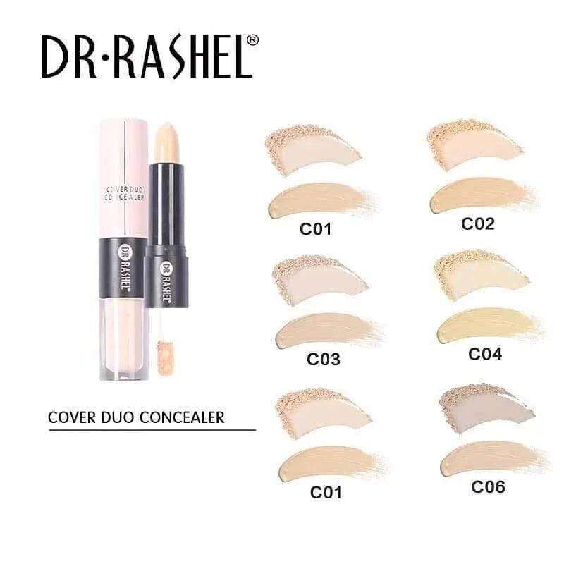 Dr.Rashel Cover Duo Concealer 2 In 1 Matte Stick & Illuminating Liquid - Dr Rashel Official