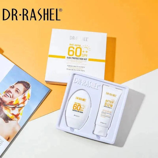 Dr.Rashel Hydrating and Anti-aging Sun Protection Kit Pack of 2 - Dr Rashel Official