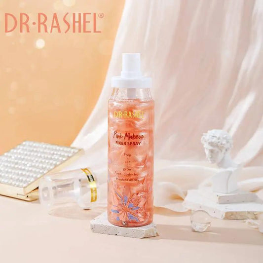   Dr.Rashel Lightweight &  Moisturizing Pink Makeup Fixer Spray - 100ml