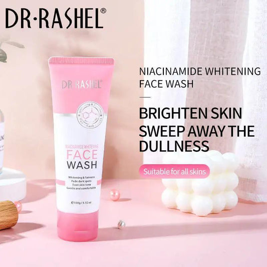 Dr.Rashel Niacinamide Whitening Fade Dark Spots Face Wash 100g - Dr Rashel Official