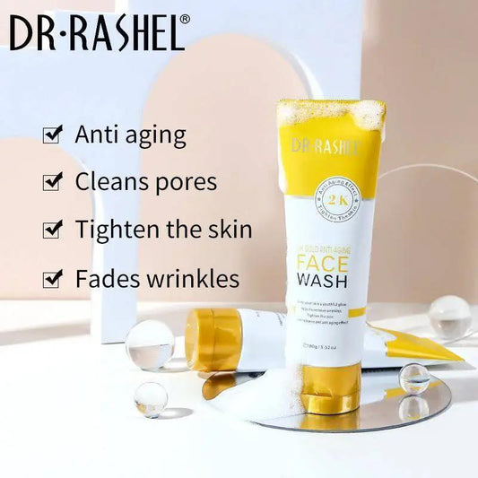 Dr.Rashel Product New 24K Gold Anti-Aging Face Wash 100g - Dr Rashel Official