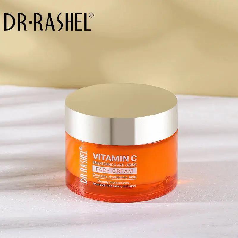 Dr.Rashel Vitamin C Brightening & Anti Aging Face Cream Powered By Hyaluronic Acid - Dr Rashel Official