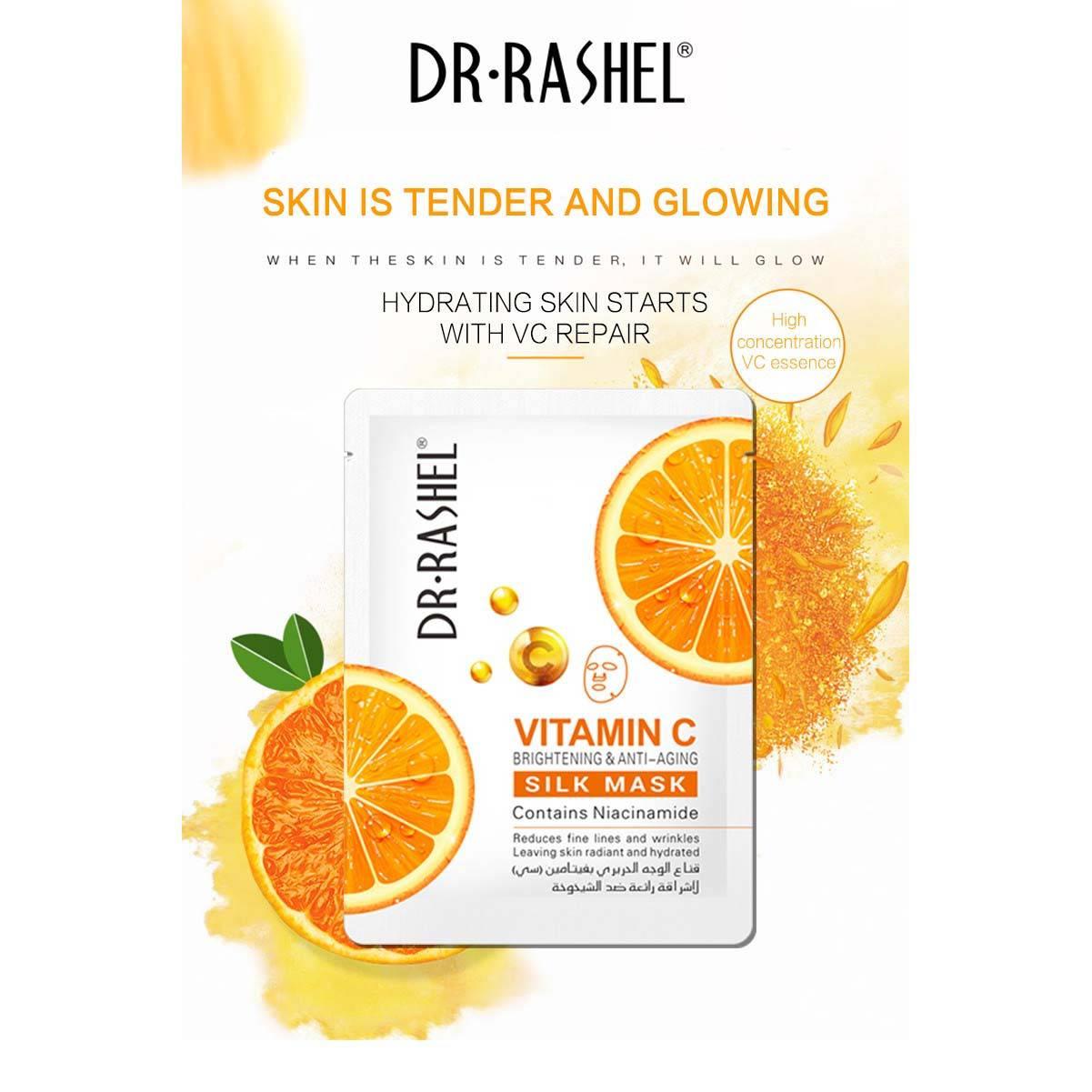 Dr.Rashel Vitamin C Brightening & Anti-Aging Silk Mask