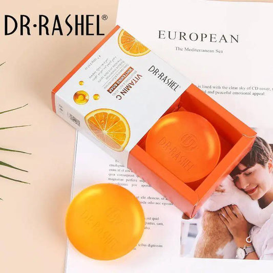 Dr.Rashel Vitamin C Brightening & Anti Aging Whitening Soap - 100gms - Dr Rashel Official
