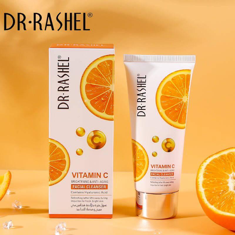 Dr.Rashel Vitamin C Brightening Facial Cleanser with Hyaluronic Acid - 80ml