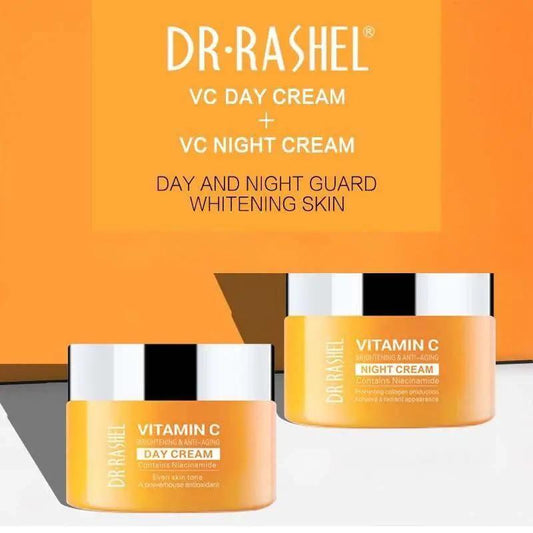 Dr.Rashel Vitamin C Day Cream + Night Cream - Pack of 2 - Dr Rashel Official