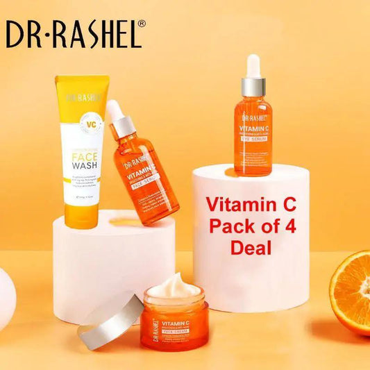 Dr.Rashel Vitamin C Series - Pack of 4 Deal with Face Wash - Dr Rashel Official