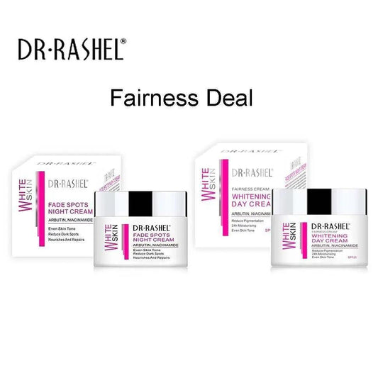 Dr.Rashel White Fade Spot Night Cream + Whitening Day Cream - Pack of 2 - Dr Rashel Official