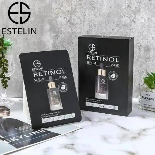 Estelin anti-wrinkle serum mask Sheets - Retinol - Dr Rashel Official