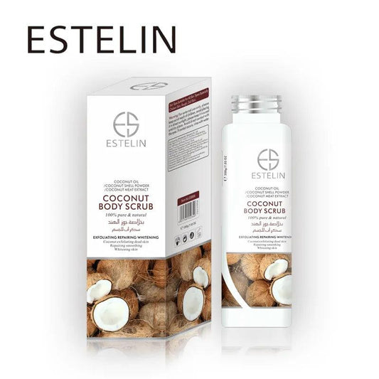ESTELIN Moisturizing Body Scrub Exfoliating Bath Salt - Coconut - Dr Rashel Official