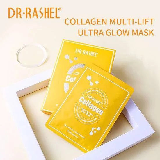   Dr.RASHEL Collagen Multi-lift ultra glow mask 25g*5pcs