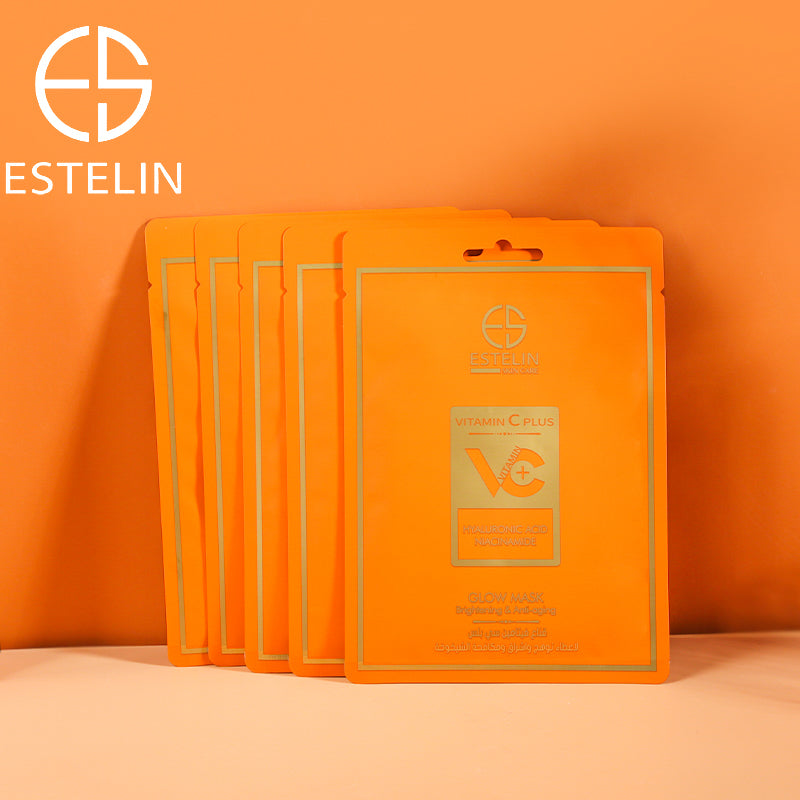 Estelin Vitamin C Plus Brightening & anti aging Glow Mask sheet