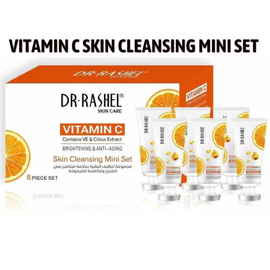 Dr Rashel Vitamin C Skin Cleansing Mini Set Facial kit pack of 6