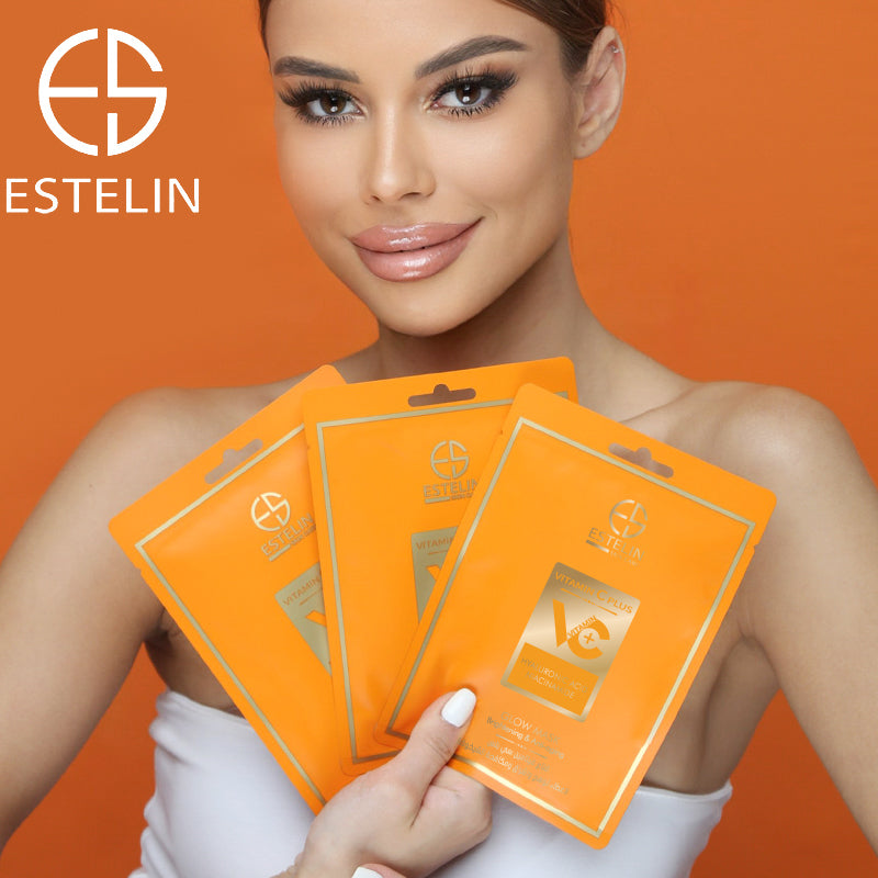   Estelin Vitamin C Plus Brightening & anti aging Glow Mask sheet