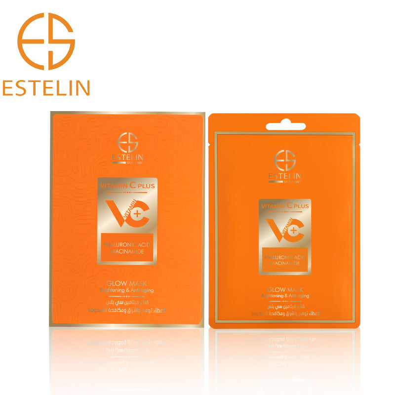 Estelin Vitamin C Plus Brightening & anti aging Glow Mask sheet