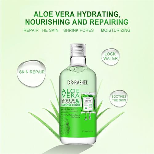 Dr.Rashel Aloe Vera Soothe & Smooth Essence Toner - 500ml