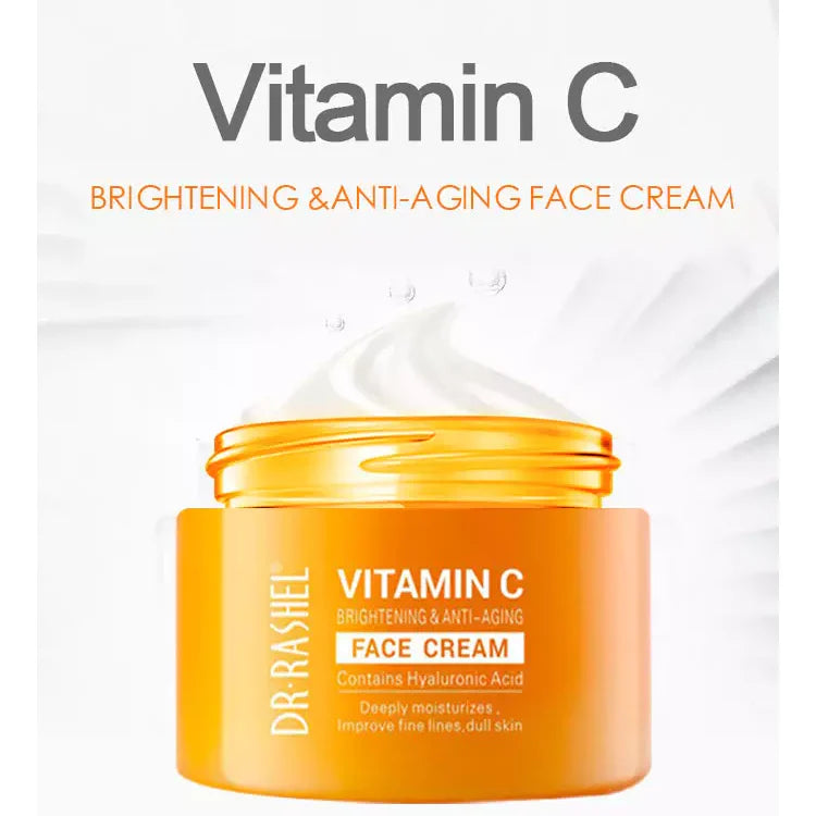 Dr. Rashel Vitamin C Face Wash, Serum & Cream - Combo