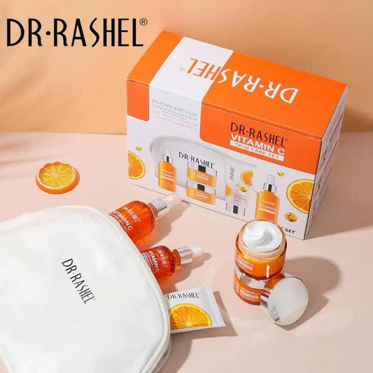 Dr.Rashel Vitamin C Skin Care 5 Piece Set With Bag - Dr Rashel Official
