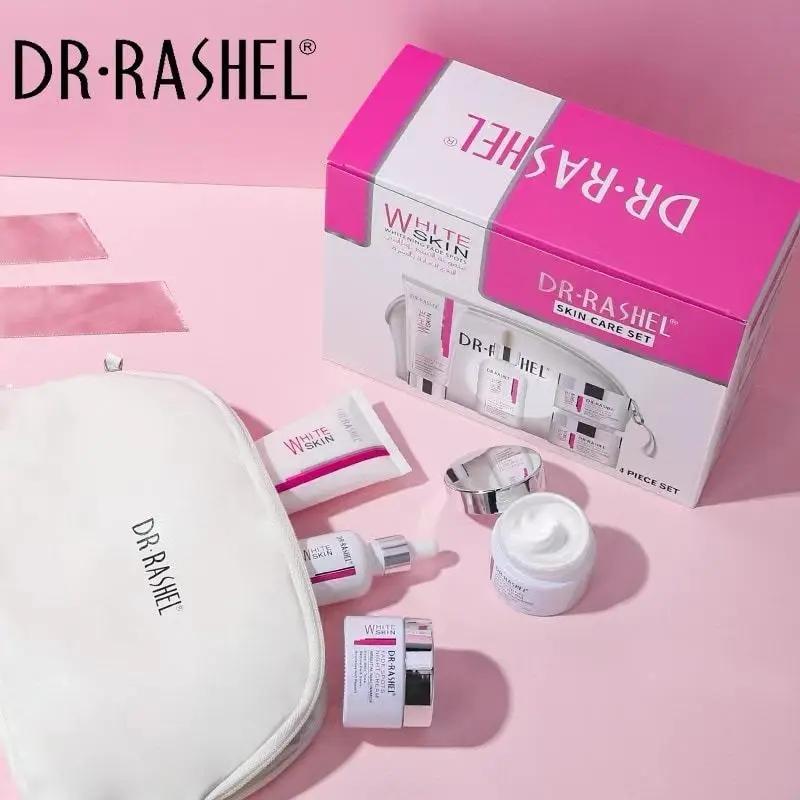 Dr.Rashel Skin Care White Skin Whitening Fade Spot 4 Piece سیٹ بیگ کے ساتھ