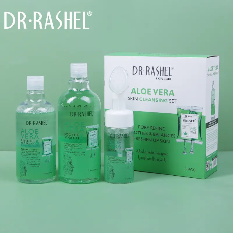   Dr.Rashel Aloe Vera Skin Care Cleaning Set Calm Skin Soothe & smooth Tighten Pores