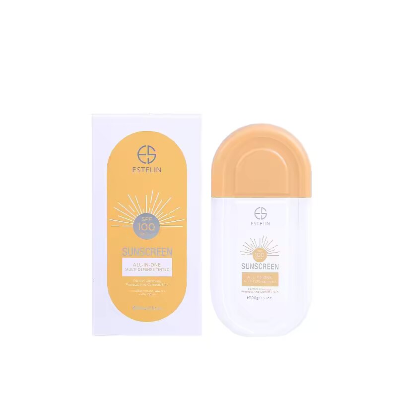 Estelin Sunscreen All-In-One Multi-Defense Tinted SPF 100 PA+++ 100G